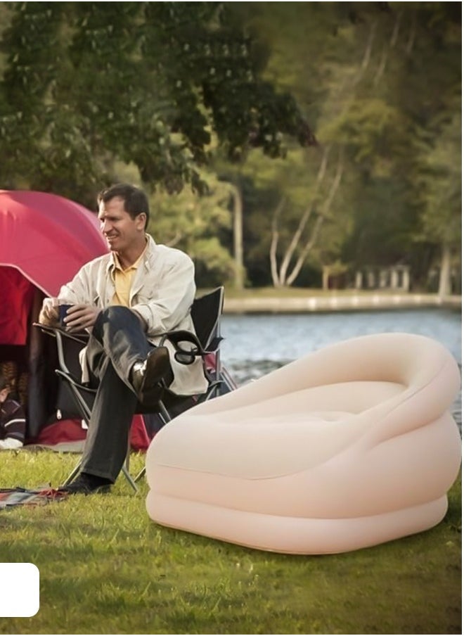 Living Inflatable Relaxation Chair Beige  - Image 2