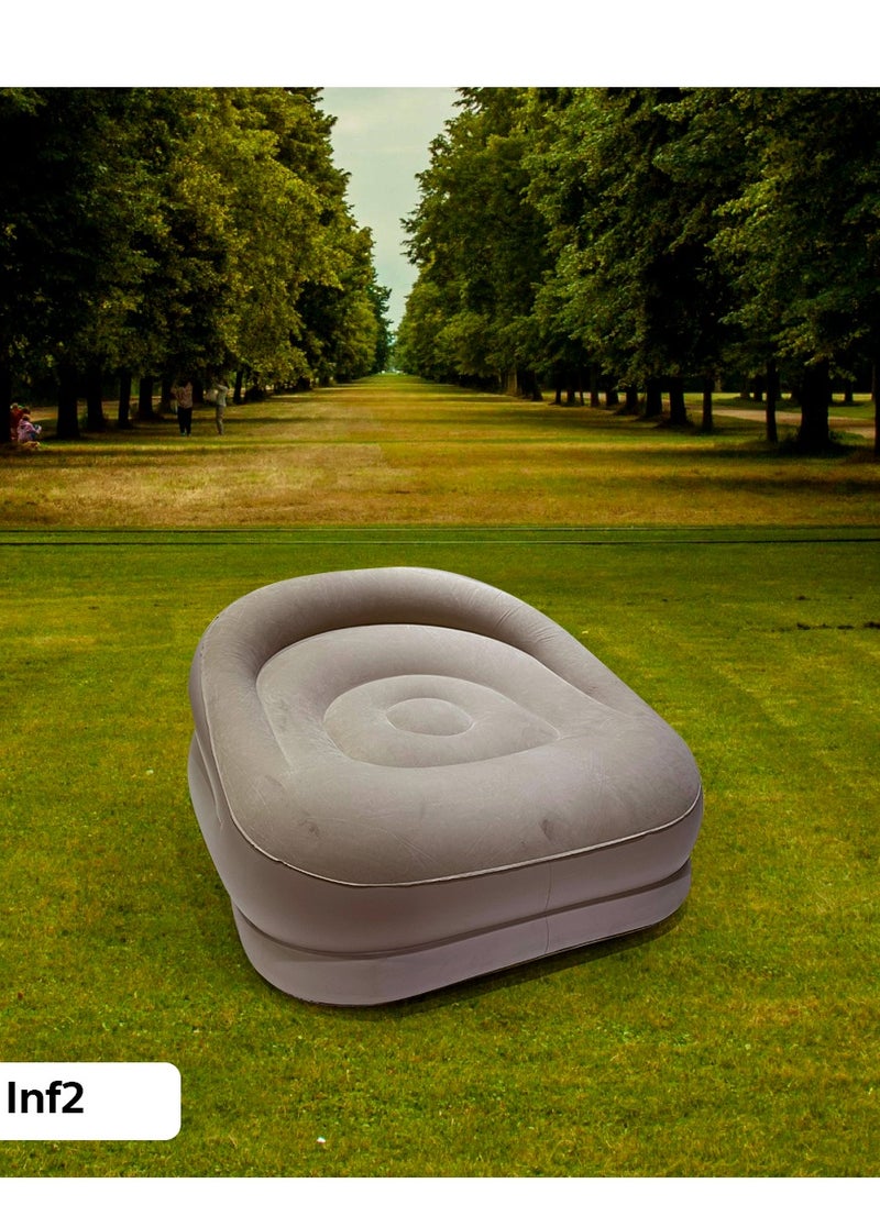 Living Inflatable Relaxation Chair Beige  - Image 4