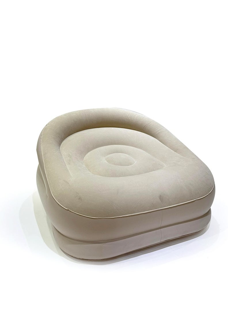 Living Inflatable Relaxation Chair Beige  - Image 1