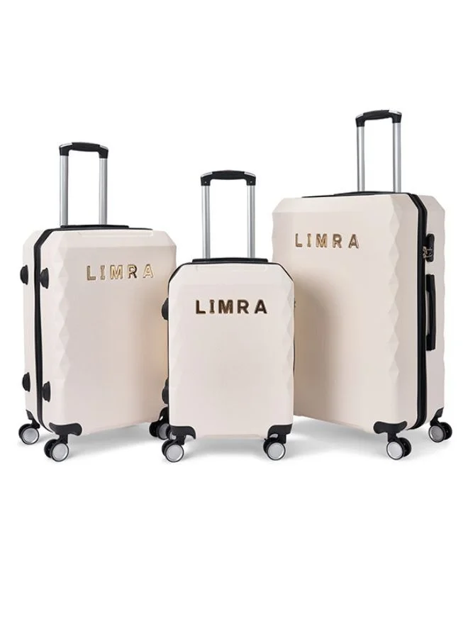 Limra A travel bag set consisting of 3 luggage bags beige/black