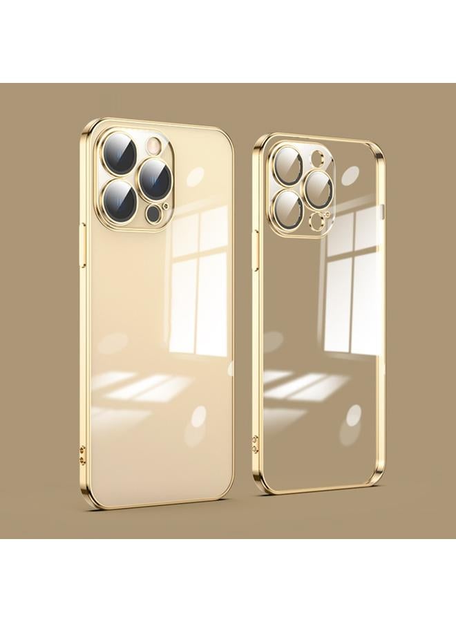 زبون جراب لهاتف iPhone 13 Pro Max، جراب هاتف مقاوم للغبار، حماية عدسة زجاجية مطلية بالكهرباء - Image 1