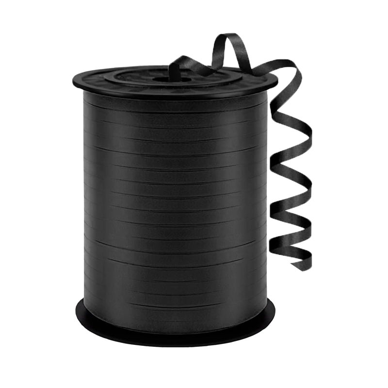WFAUIBR 500 Yard Black Curling Ribbon for Birthday Party Festival Decoration and Crafts - Image 1