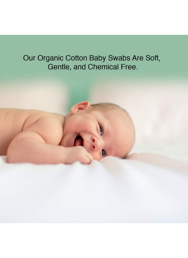 Maxim Organic Baby Cotton Swabs Maxim Hygiene Products 50 Pack  - Image 4