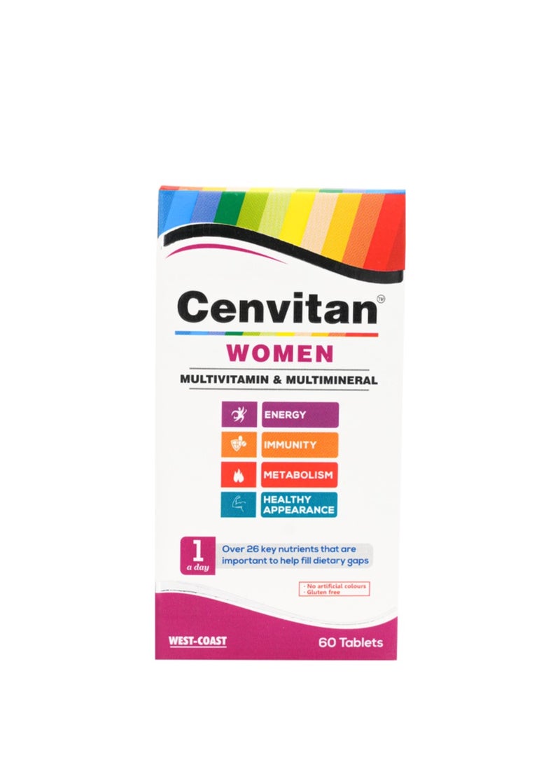 سينفيتان CENVITAN WOMEN Multi Vitamin and Minerals formula for women 60 TABLETS - Image 2