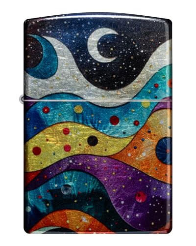 Zippo Space Fusion Design 540 Tumbled Chrome Pocket Lighter - Image 3