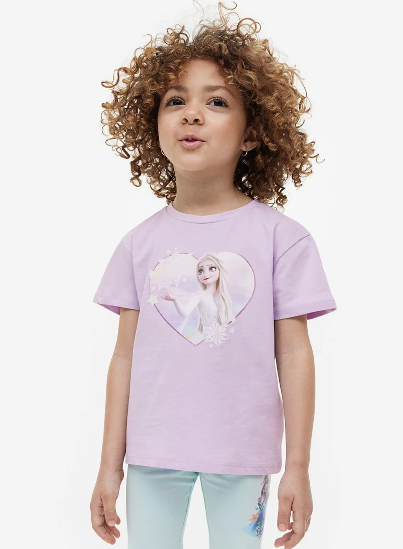 H&M Kids Disney Character Print T-Shirt