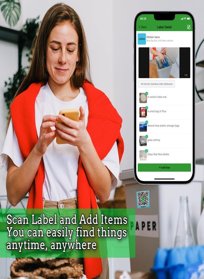 Smatagee QR Code Labels | Color Coded Scannable Stickers for Storage Bins - Image 3