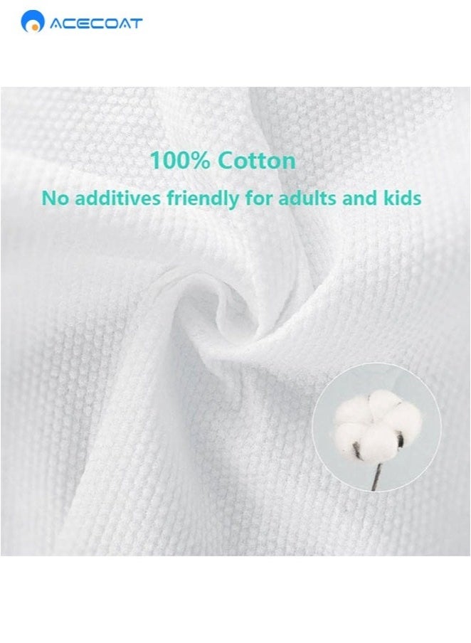 ACECOAT 2-Pack Disposable Bath Towels | Camping Towel I Gym Towel I Haircut Towel 20 PCS, Individually Wrapped, Large 65x 30 (White Individually Wrapped) - Image 2