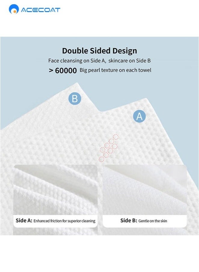 ACECOAT 2-Pack Disposable Bath Towels | Camping Towel I Gym Towel I Haircut Towel 20 PCS, Individually Wrapped, Large 65x 30 (White Individually Wrapped) - Image 4