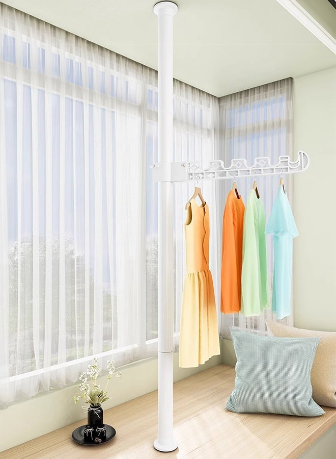 DUNISO Foldable Stainless steel Clothes Drying Rack,Laundry Stand with Rotating Clothes Rail,Space Saving,Compatible with Indoor and outdoor - Image 5