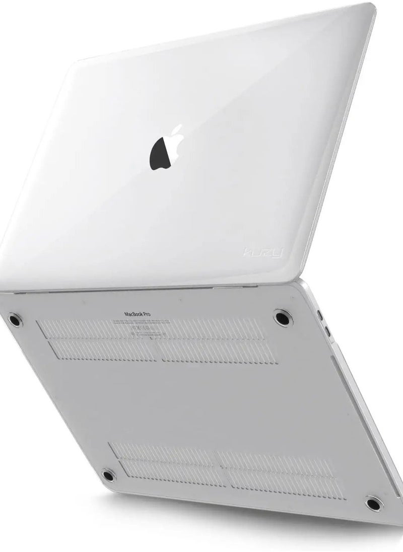 Generic Snap On Hard Shell Case Compatible with MacBook Pro 14.2 Inch(2024-2021) 2024 M4 A3112/A3185/A3401 and M3 A2918 A2992 M2 A2779 M1 A2442 Pro/Max ,Frosted Clear  - Image 1