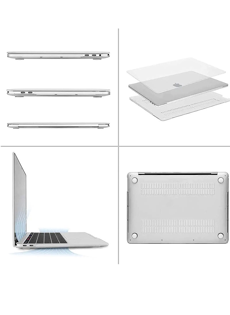 Generic Snap On Hard Shell Case Compatible with MacBook Pro 14.2 Inch(2024-2021) 2024 M4 A3112/A3185/A3401 and M3 A2918 A2992 M2 A2779 M1 A2442 Pro/Max ,Frosted Clear  - Image 2