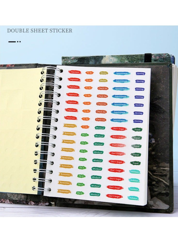 CMGTYYD Monet's Flower Notebook Diary Notebook A5 Vintage Planner Memo Notebook Weekly Planner With Stickers - Image 3