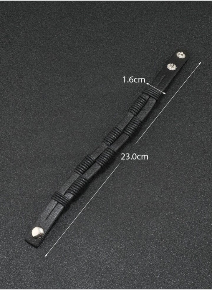 Luxury Concept - Elegant High Quality Of PU Leather Bracelet For Men - Image 1