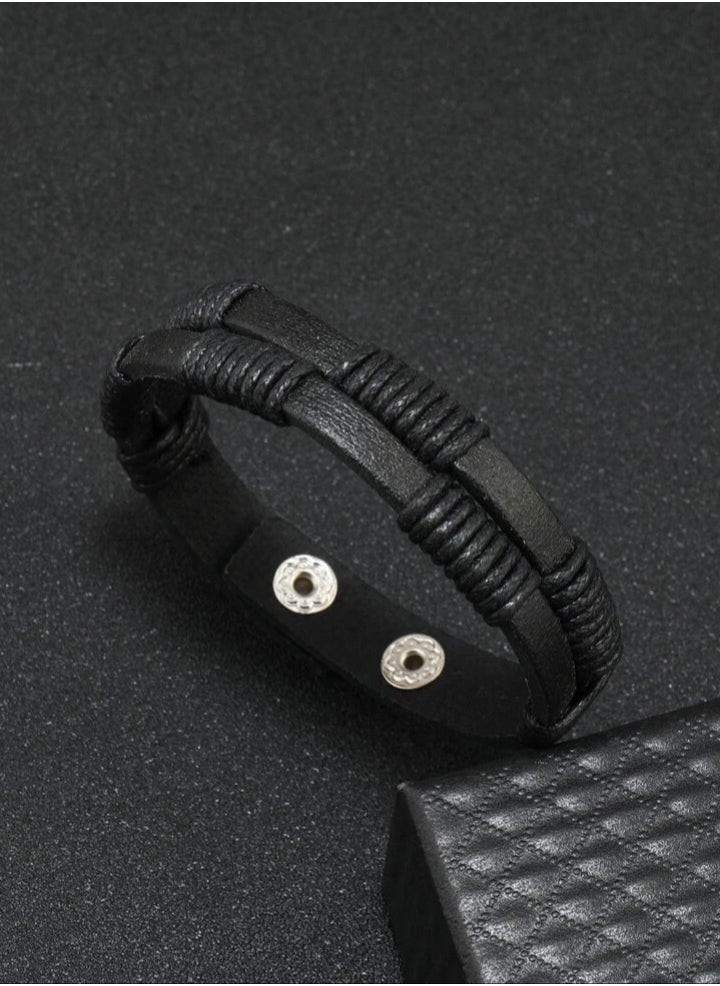 Luxury Concept - Elegant High Quality Of PU Leather Bracelet For Men - Image 1