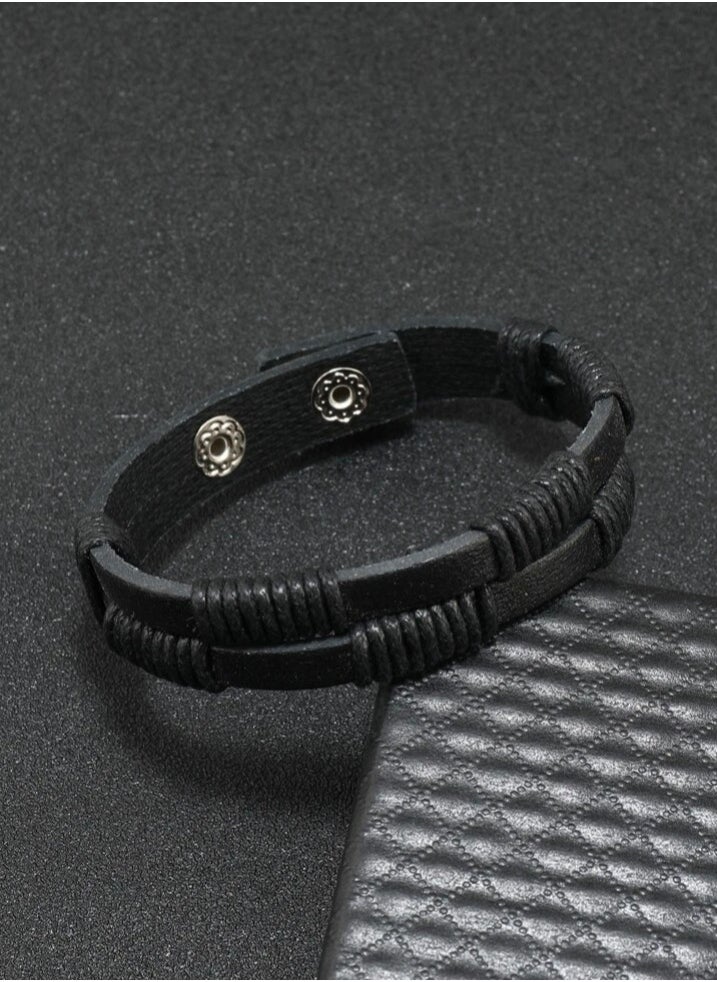 Luxury Concept - Elegant High Quality Of PU Leather Bracelet For Men - Image 1