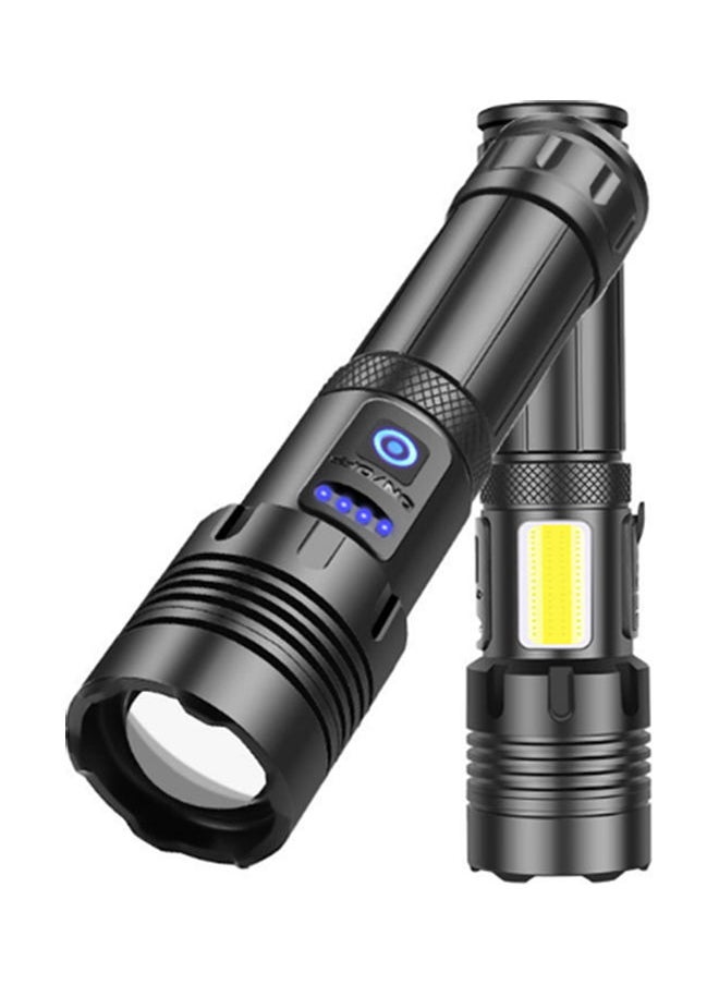 NIBEMINENT Bright Cob Charging Flashlight Black 17.4x4.3x3.5cm  - Image 1