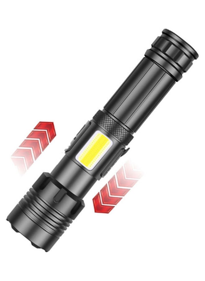 NIBEMINENT Bright Cob Charging Flashlight Black 17.4x4.3x3.5cm  - Image 3