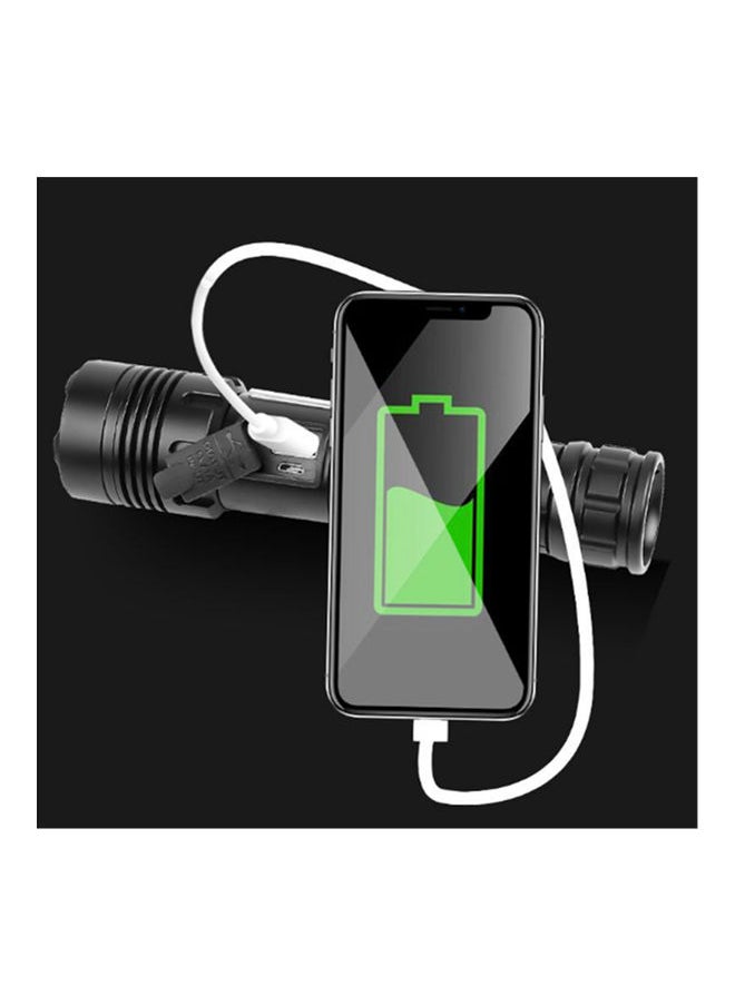 NIBEMINENT Bright Cob Charging Flashlight Black 17.4x4.3x3.5cm  - Image 4