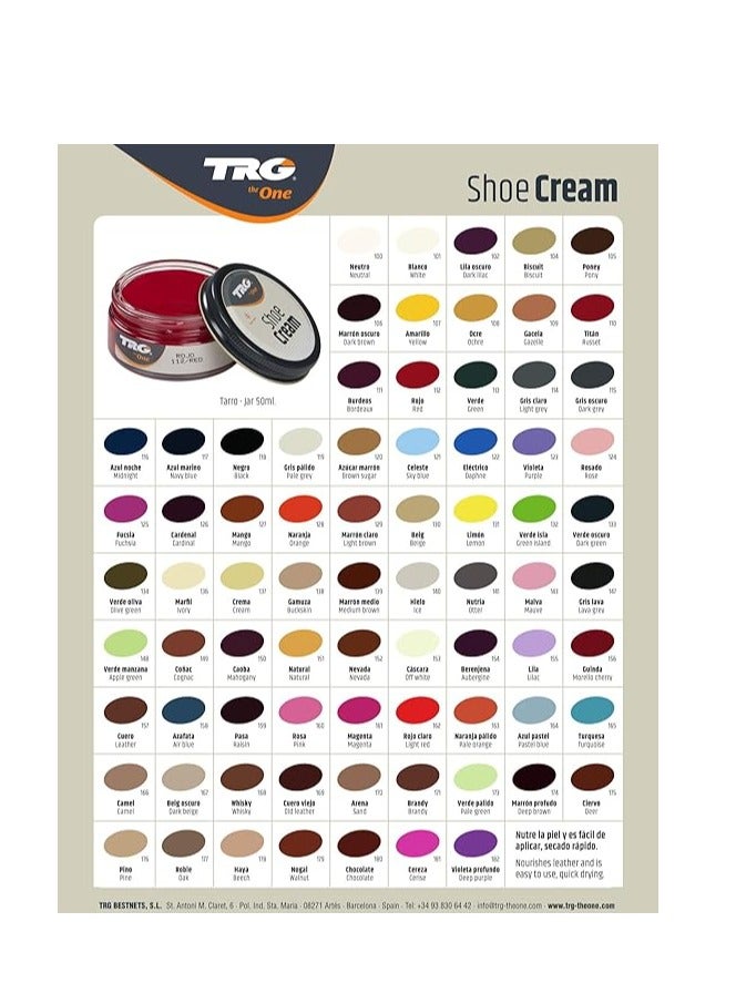 TRG Shoe Cream # 139 Medium Brown 50ml - Image 3