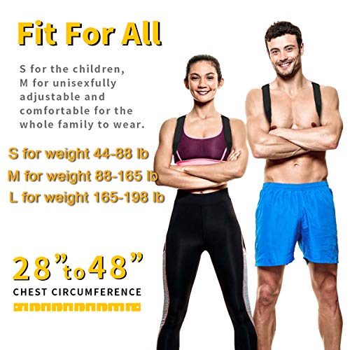 Aaiffey Posture Corrector for Men WomenChildren Upper Back Brace Adjustable and Effective Clavicle Support Device for Thoracic Kyphosis and Shoulder Pain Relief - Image 5