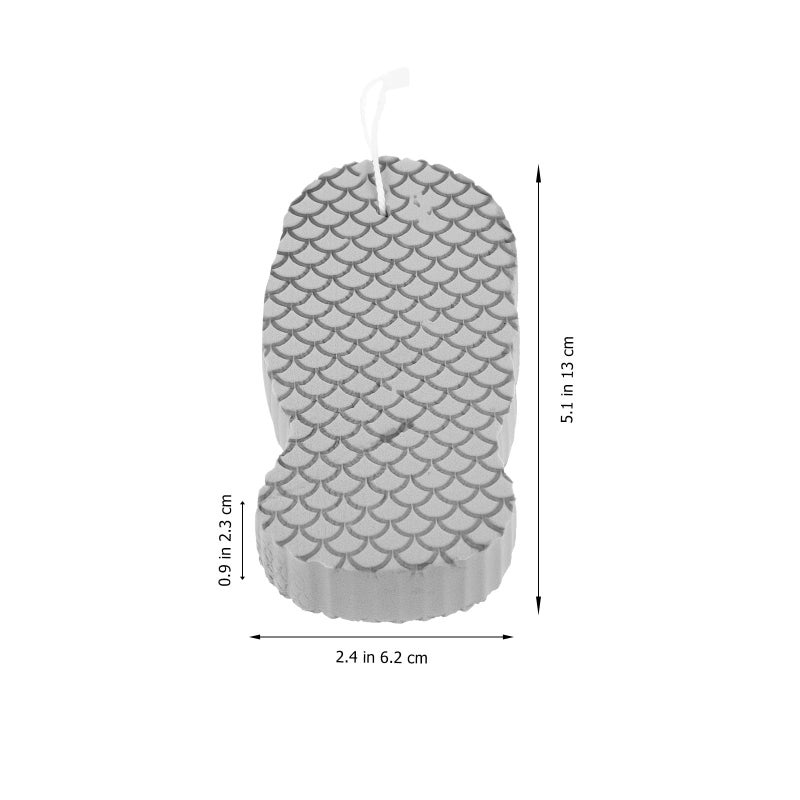 Soft PVA Bathing Sponges 2Pcs Gentle Cleansing Exfoliating Sensitive Skin Shower Essentials - Image 3