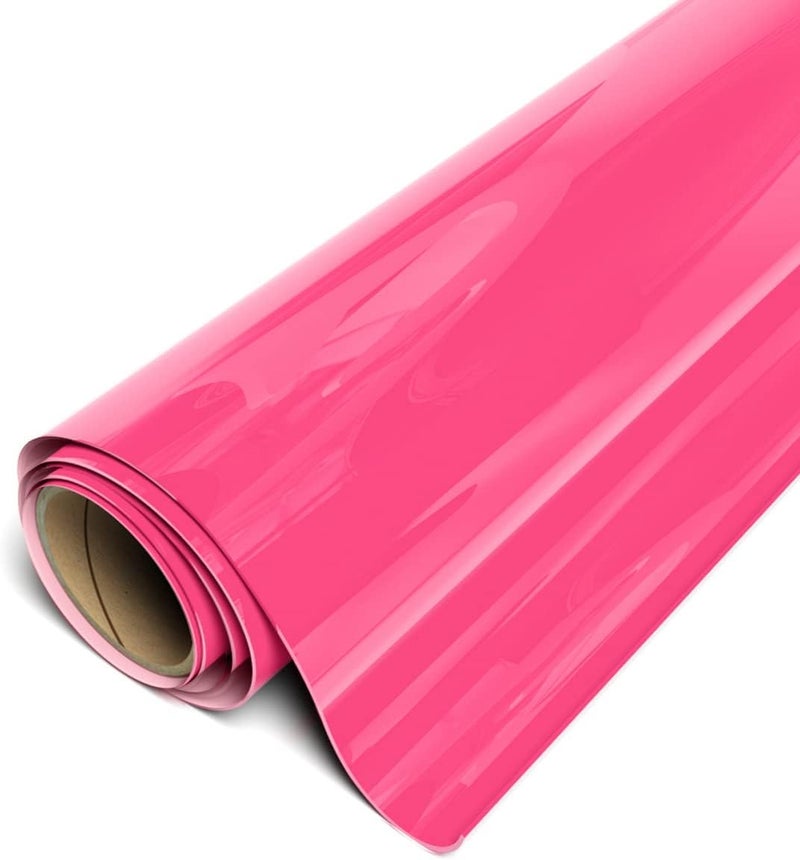 Siser Brick 600 Heat Transfer Vinyl 196 x 1FT Sheet Fluorescent Pink  Compatible with Siser RomeoJuliet  Other Professional or Craft Cutters  3D HTV  CPSIA Certified - Image 2