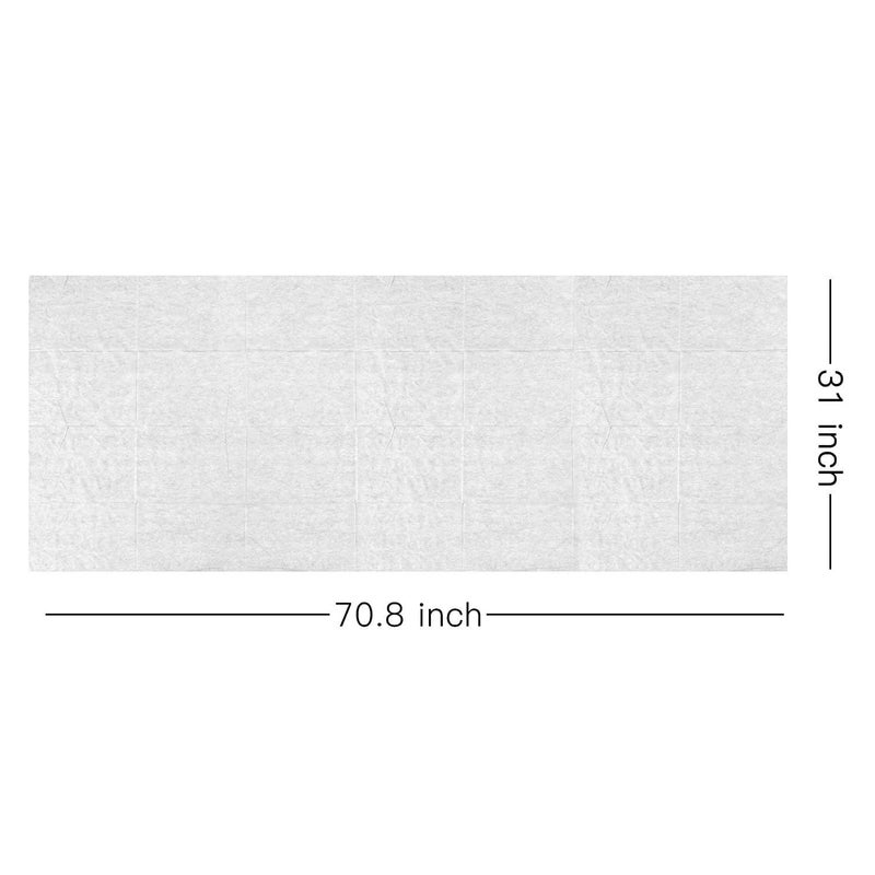 Uralili 100 PCS Massage Table Sheets Disposable Non Woven SPA Bed Cover Breathable Polypropylene Fabric 31" x 70" Thin, Not Waterproof (White) - Image 4