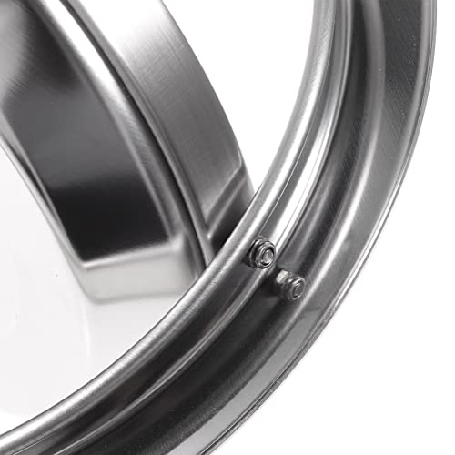 Uonlytech غطاء سلة المهملات Uonlytech بسيط مع فتحة مدمجة لسطح الطاولة غطاء دائري بفتحة متأرجحة لسلة المهملات للمطبخ والحمام والمكتب - Image 2