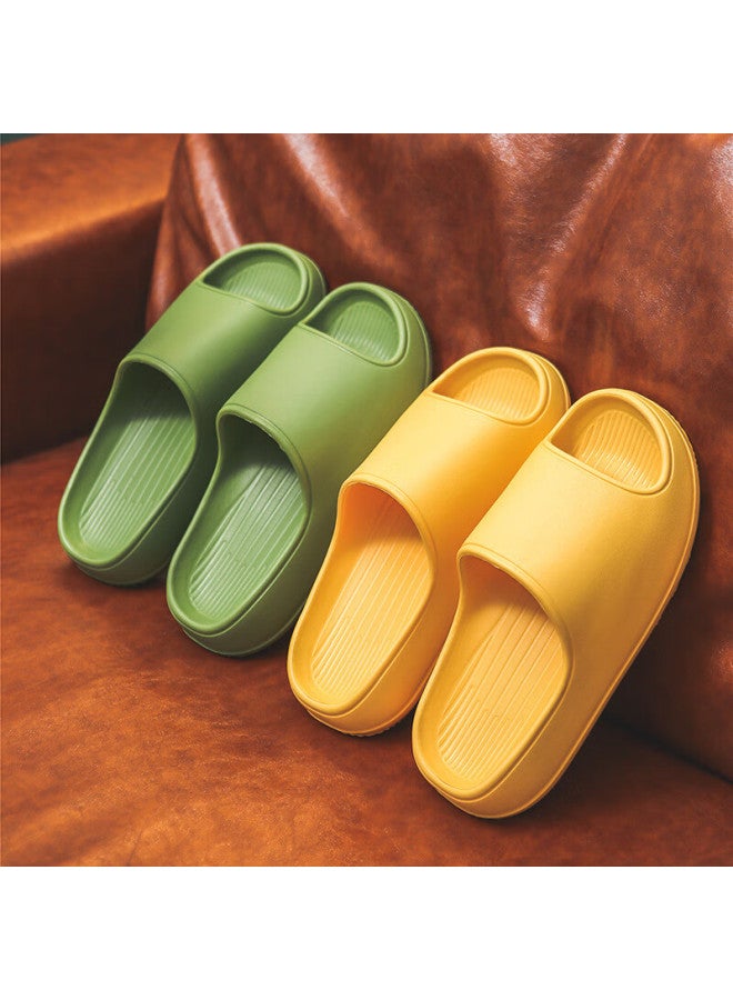 Guoluofei Extra Large Size Anti-slip Slippers For Women And Men In Summer, Eva Thick-soled Bath Slippers, Light Grey, Size 50-51 - Image 4