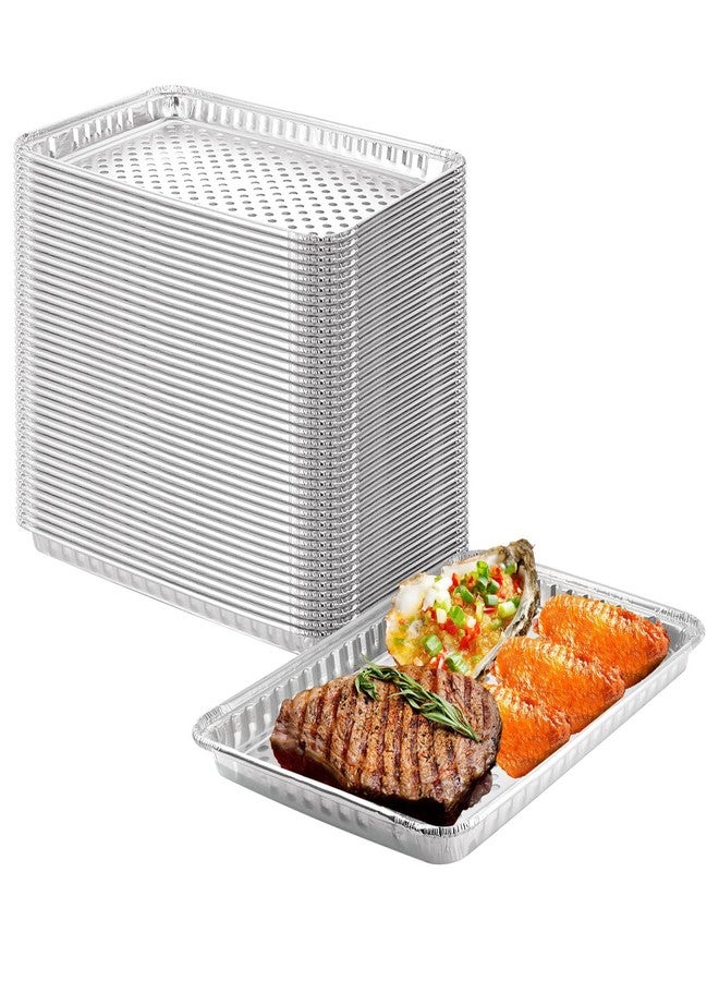 CYEAH 20 Pcs Aluminum Foil Pans, 16 x 12 in Large Aluminum Pans, Aluminum Cookie Sheets for Baking, BBQ Grill Topper Pan for Food Prepping, Outdoor Cooking and Camping - Image 1