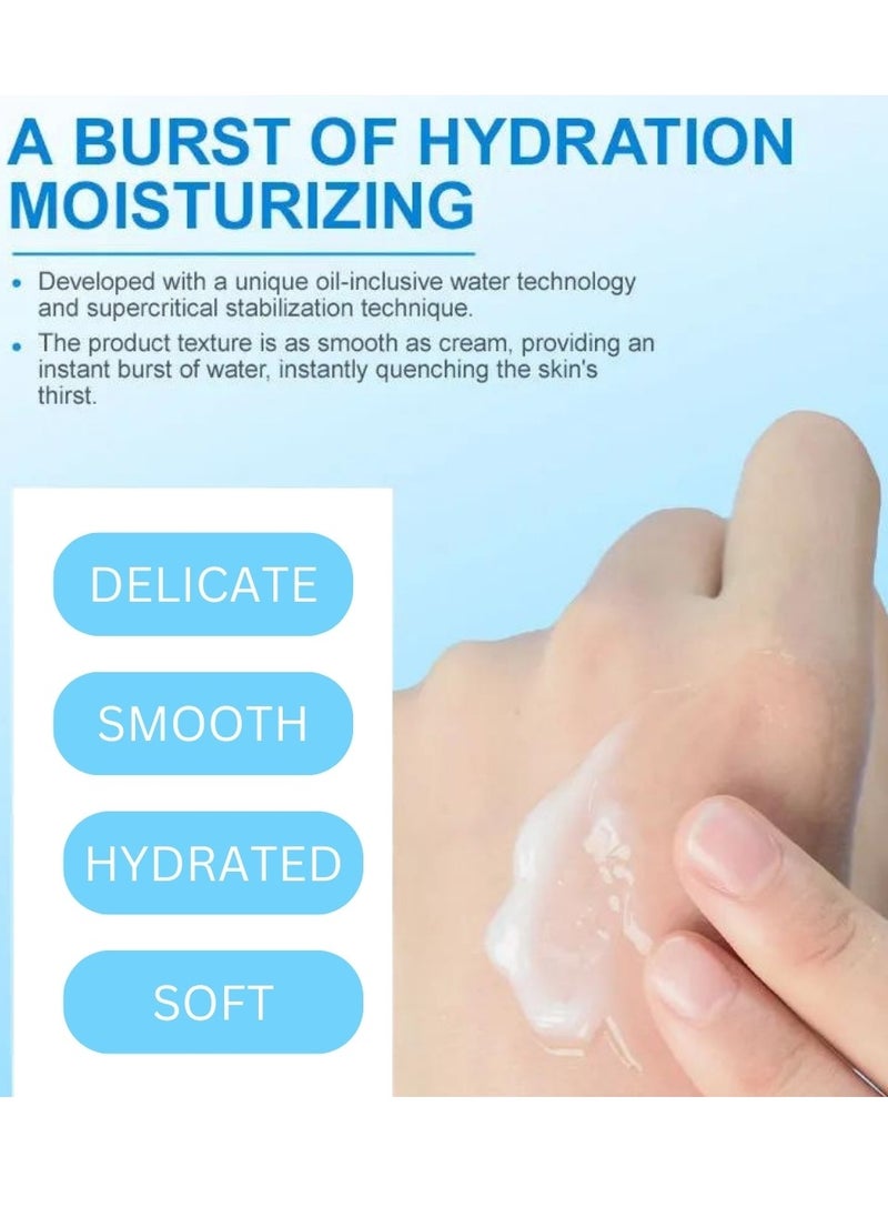 JoyPretty - 60g Pore Shrinking Invisibility Cream Instantly Pore Minimizer Smooth Skin with Snail Mucin Oil Control Firming Tightening Pores Moisturizing Lightens Fine Lines Conceals Pores Cream - Image 1