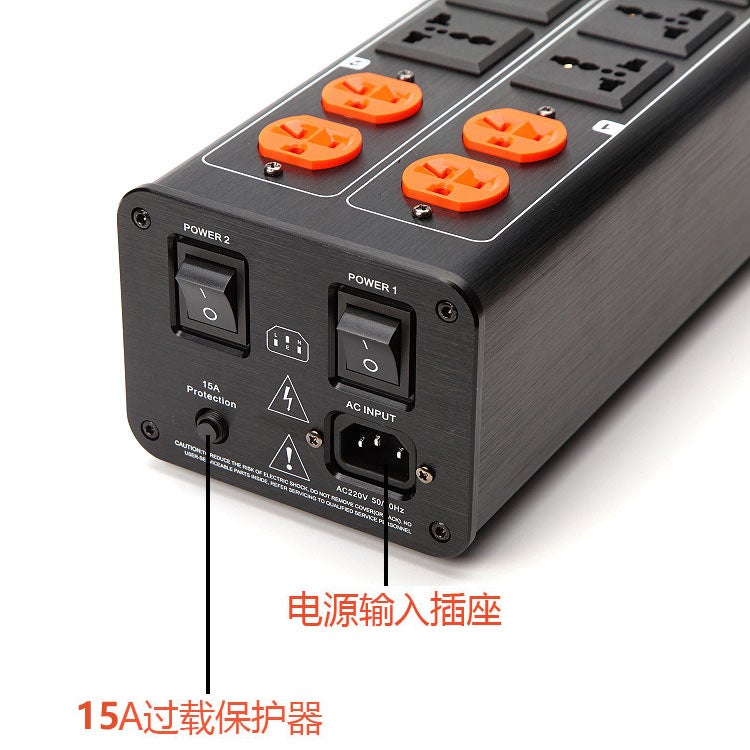 فلتر طاقة عالمي Audiowalle Tp1000 معيار وطني معيار أمريكي مأخذ تنقية مع عرض الجهد - Image 4
