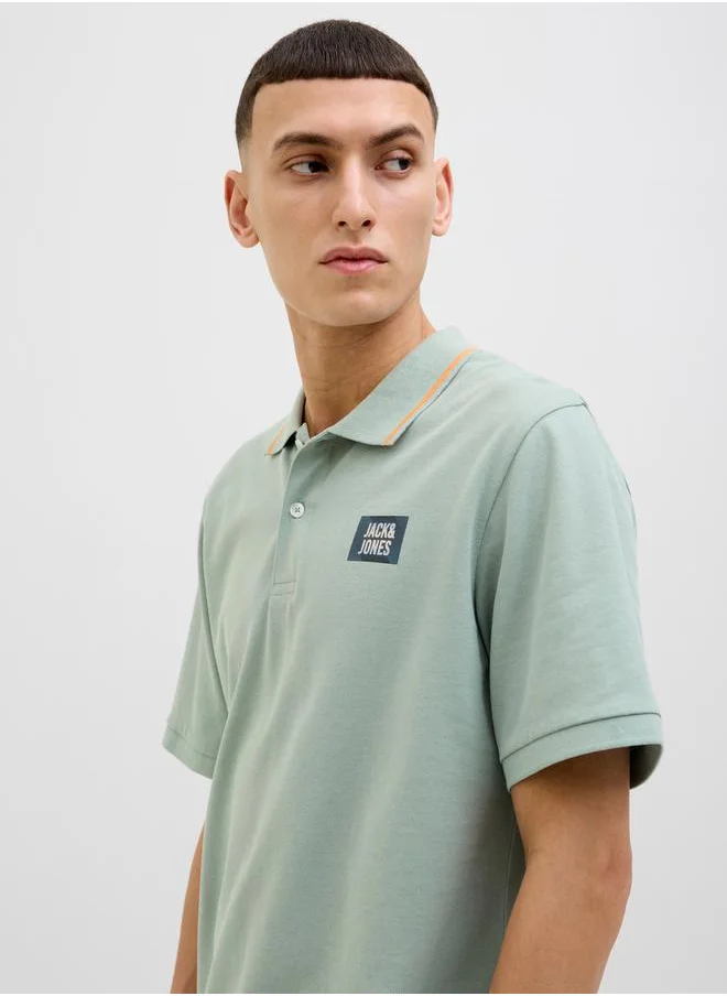 JACK & JONES Regular Fit Short Sleeve Polo T-Shirt