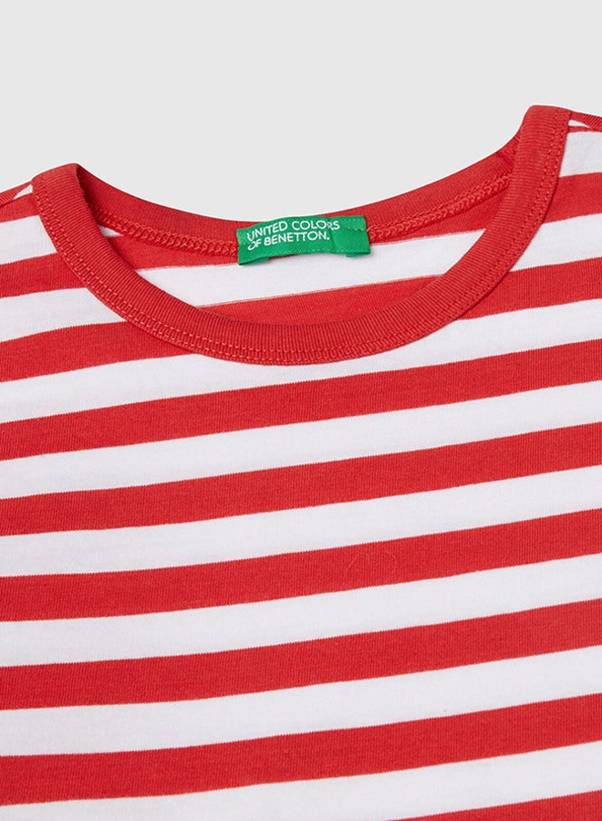 بينيتون تي شيرت مخطط للأولاد - Image 2
