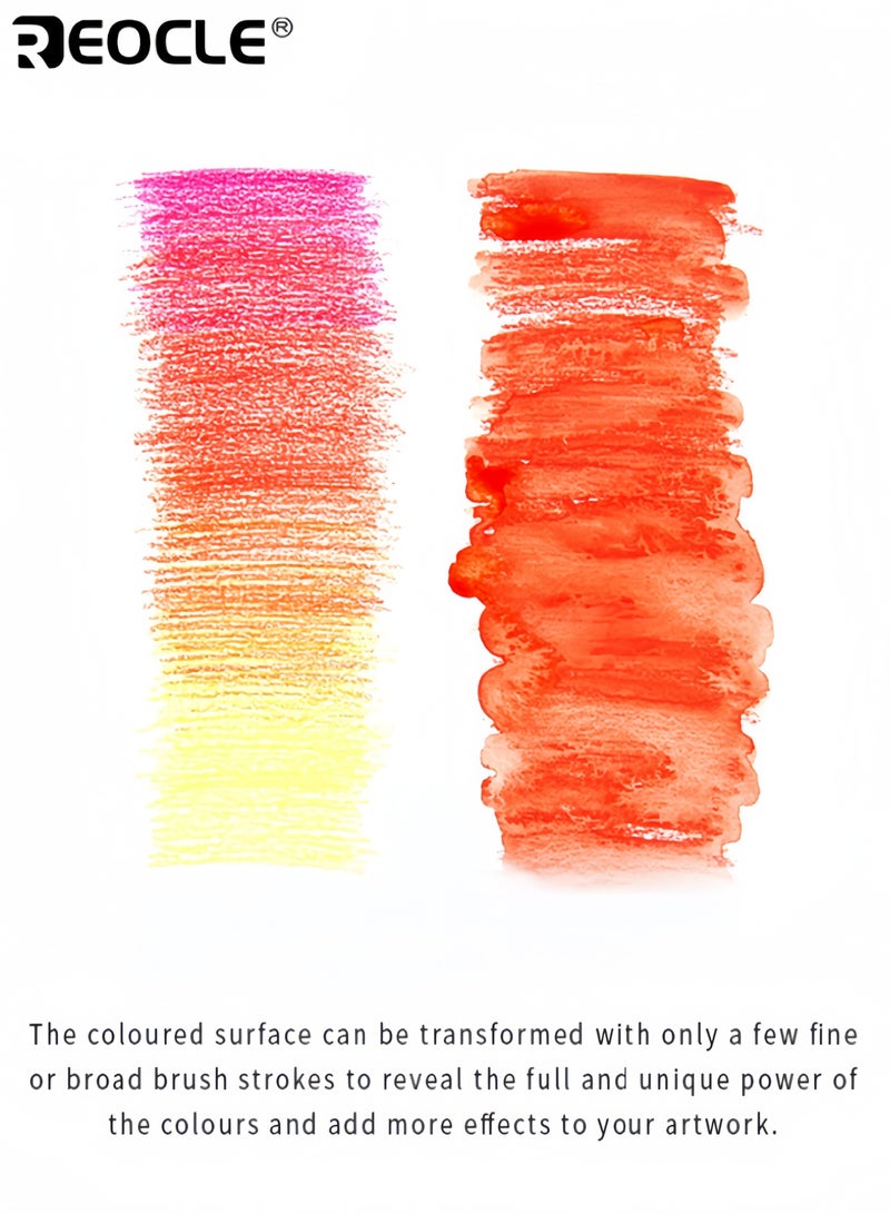 ريوكل 12 مجموعة أقلام رصاص خشبية تلوين فنية متميزة بألوان متنوعة مع عبوات قلم غير سامة شحذ مسبقا كتابة نابضة بالحياة أصباغ نابضة بالحياة متين سهل المزج مثالي للفنانين الطلاب المبتدئين مناسب للرسم التظليل الرسم الأعمال الإبداعية الواجبات المنزلية دروس الفن الأنشطة الحرفية الفئة العمرية المطبقة فوق 3 سنوات - Image 2