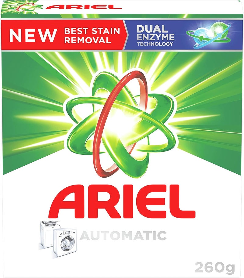 Ariel Automatic Laundry Powder Detergent, Original Scent, 260 G - Image 1