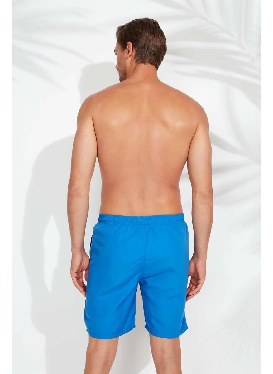 U.S. Polo Assn. Men's Navy Blue Long Swim Shorts