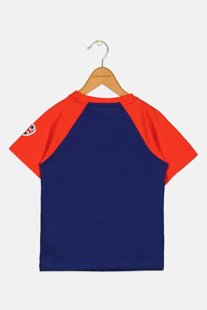 Hamleys Toddlers Boy Graphic Print Short Sleeve T-Shirt, Multicolor - Image 2