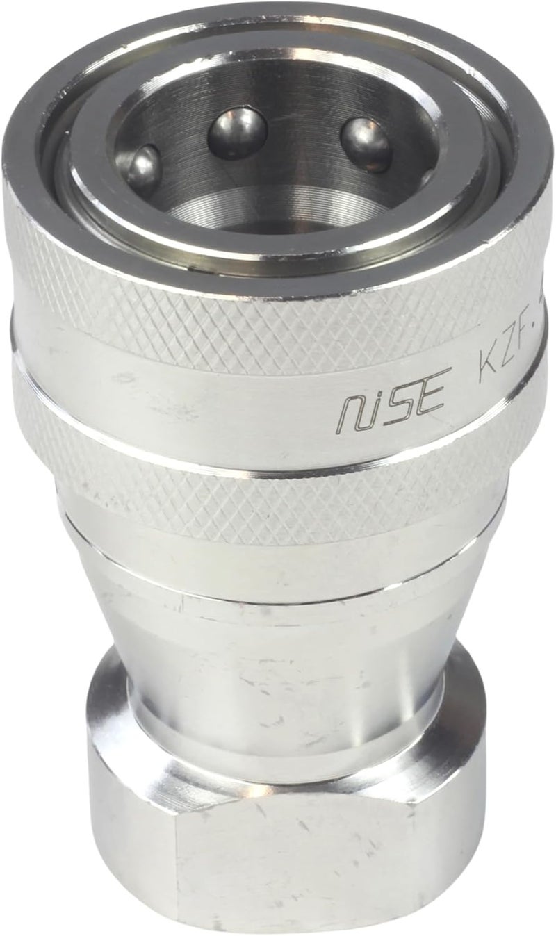 HFS (R) 1/2" Female NPT Quick Disconnect Coupler Set Hydraulic 304 Stainless Steel - Image 5