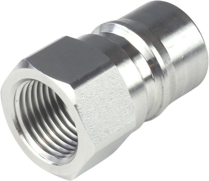 HFS (R) 1/2" Female NPT Quick Disconnect Coupler Set Hydraulic 304 Stainless Steel - Image 3