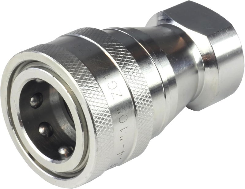HFS (R) 1/2" Female NPT Quick Disconnect Coupler Set Hydraulic 304 Stainless Steel - Image 4