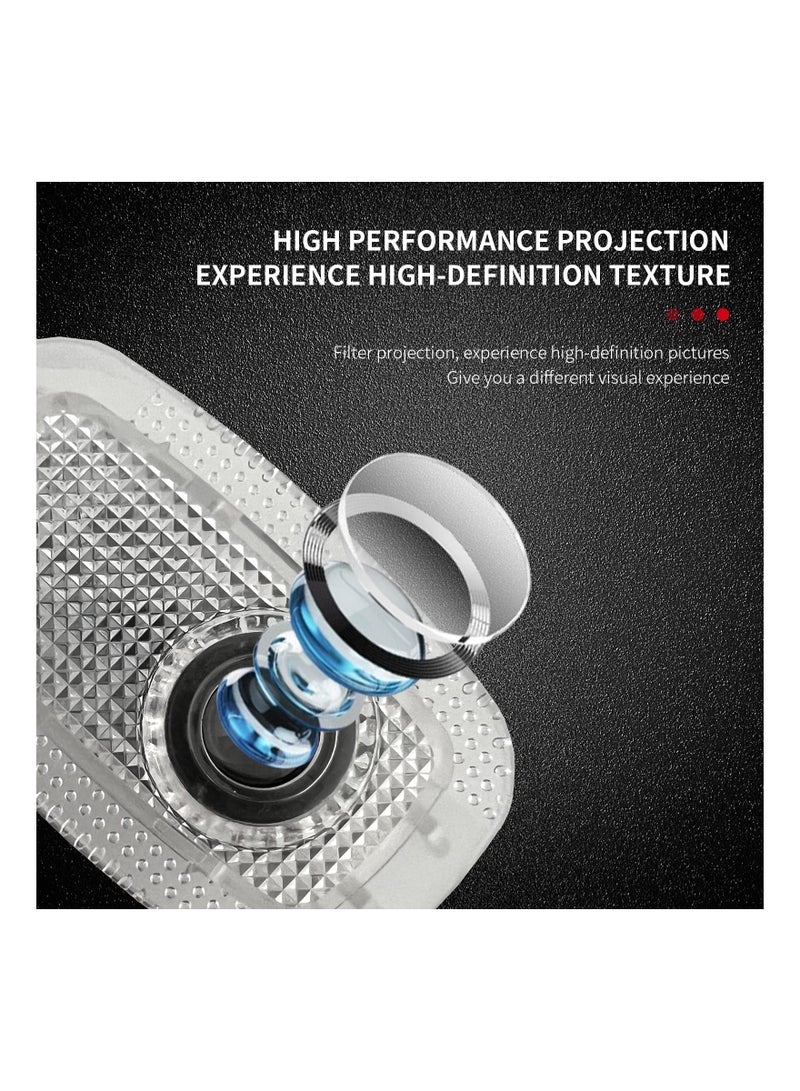 SOLARAE HD Glass Door Lights for Accessories W221 S Class 2008 2013 S500 S350 S63 S65 (S Class, W221 2006–2013), IP67 Waterproof Puddle Lights LED Welcome Lamps Door Entry Lighting LED Puddle Lights - Image 3