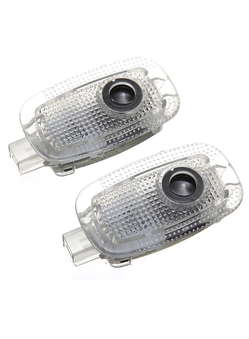 SOLARAE HD Glass Door Lights for Accessories W221 S Class 2008 2013 S500 S350 S63 S65 (S Class, W221 2006–2013), IP67 Waterproof Puddle Lights LED Welcome Lamps Door Entry Lighting LED Puddle Lights - Image 1