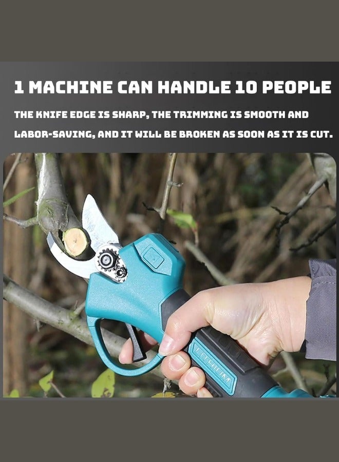 MANAM TRADING 4-in-1 Cordless Electric Pruning Shears & Chainsaw Kit – 36V Lithium Battery-Powered Telescopic Pole Pruner (128-248cm), 6-Inch Mini Chainsaw, 3500W Brushless Motor, 18cm Cutting Diameter – Heavy-Duty for Thick Branches, Gardens, Vineyards & Tree Trimming - Image 5