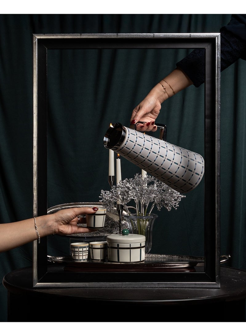 بلندز وعاء تقديم تمر مع غطاء من بلندز - Image 4