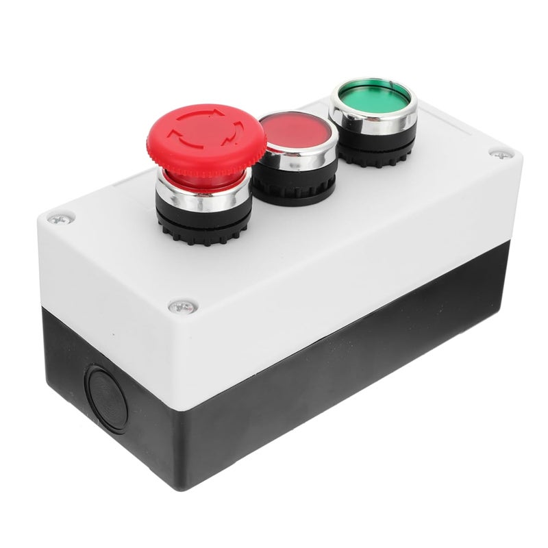 PartyKindom مفتاح التوقف الطارئ صندوق زر البدء والإيقاف صندوق طرفي بسيط للاستخدام في المصنع - Image 2
