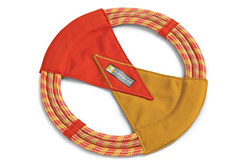 Ruffwear Pacific Ring Dog Toy Interactive Fetch and Tug Toy for Playing and Training Sockeye Red - Image 1