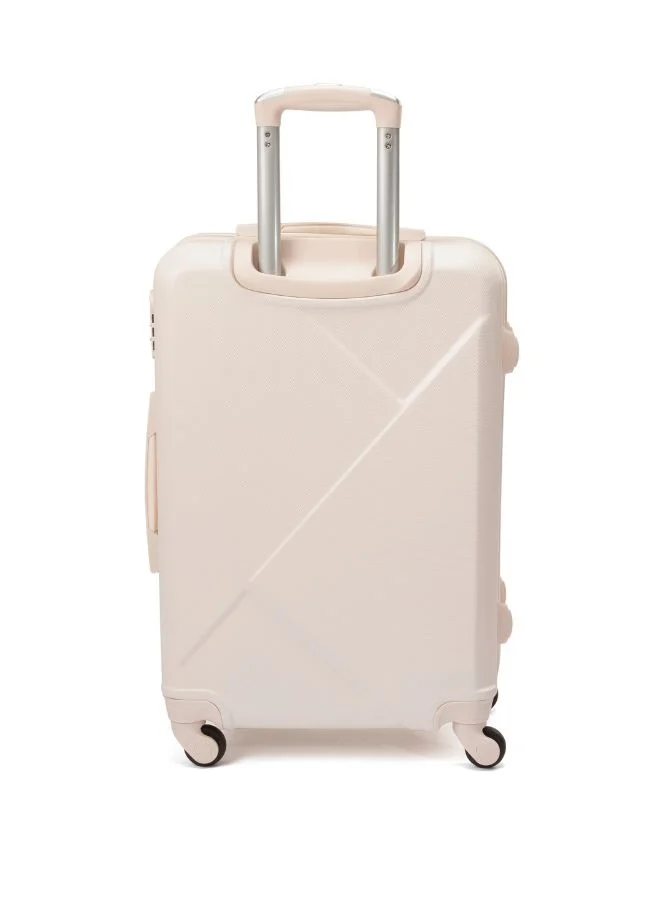 LIMRA Travel bag set consisting of 6 wheeled luggage bags with a solid design and a beige color