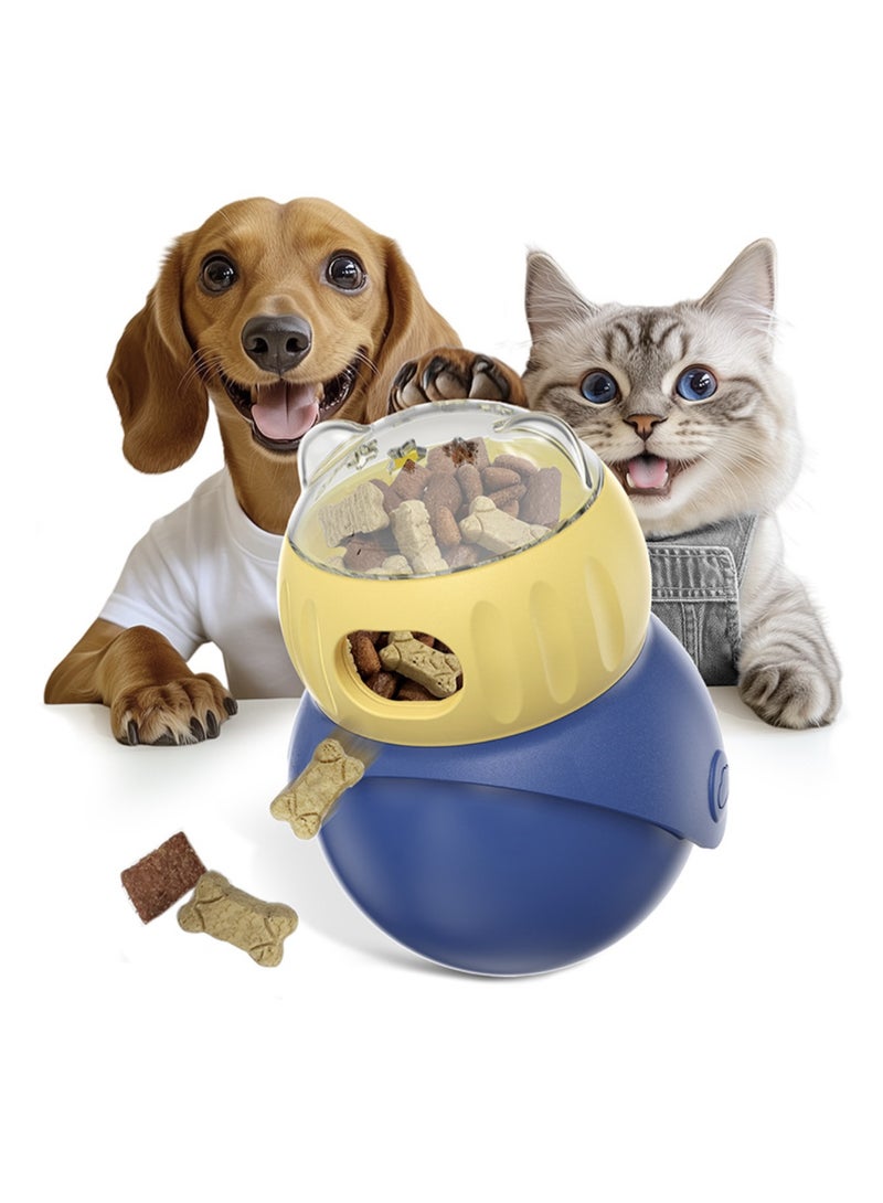Interactive Pet Food Dispenser, Slow Feeder Toy for Cats tumbler toy and Small Dogs - Image 1